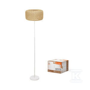 Lampa Decor Paper Bale Floor 1XE27 Beige