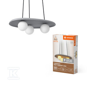 Oprawa dekoracyjna Decor Concrete Nest Pendant 3XG9 Grey