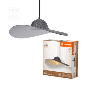 Oprawa dekoracyjna Decor Felt Hat Pendant 1XE27 Dark Gray