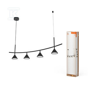 Oprawa LED Decor Fuji 4XPendant Linear 16W 930 Black