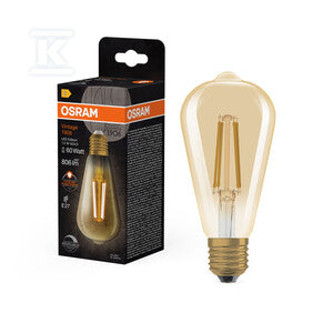 Żarówka LED VINTAGE 1906 LED CLASSIC EDISON DIM 7.2W 824 Gold E27