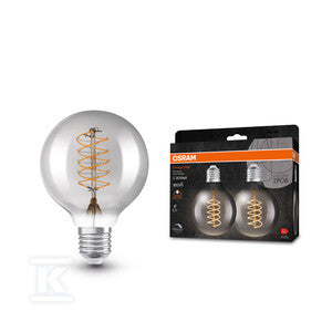 Żarówka LED VINTAGE 1906 LED CLASSIC SLIM FILAMENT Globe DIMMABLE 7.8W 818 Smoke E27