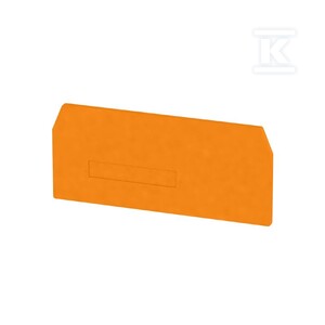 Płyta separacyjna (terminal), pomarańczowy, Wysokość: 99 mm, Szerokość: 3 mm, V-0, Wemid, ZAP/TW 10/16 OR