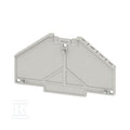 Płyta separacyjna (terminal), szary, Wysokość: 70 mm, Szerokość: 2 mm, V-0, Poliwęglan, TW PRV4 A-D