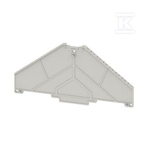 Płyta separacyjna (terminal), szary, Wysokość: 120 mm, Szerokość: 2 mm, V-0, Poliwęglan, TW PRV8 0-7