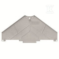 Płyta separacyjna (terminal), szary, Wysokość: 120 mm, Szerokość: 2 mm, V-0, Poliwęglan, TW PRV8 A-P