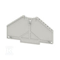 Płyta separacyjna (terminal), szary, Wysokość: 70 mm, Szerokość: 2 mm, V-0, Poliwęglan, TW PRV4 D-A SE