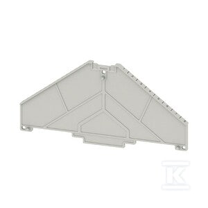 Płyta separacyjna (terminal), szary, Wysokość: 120 mm, Szerokość: 2 mm, V-0, Poliwęglan, TW PRV8 1-8 SE