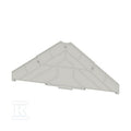 Płyta separacyjna (terminal), szary, Wysokość: 225 mm, Szerokość: 2 mm, V-0, Poliwęglan, TW PRV16 17-32