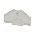 Płyta separacyjna (terminal), szary, Wysokość: 70 mm, Szerokość: 2 mm, V-0, Poliwęglan, TW PRV4 ++++