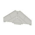 Płyta separacyjna (terminal), szary, Wysokość: 120 mm, Szerokość: 2 mm, V-0, Poliwęglan, TW PRV8 H-A I-R