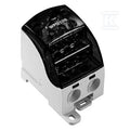 Zacisk rozdziału potencjału, złącze śrubowe, czarny, 120 mm2, 400 A, 1000 V, liczba przyłączeń: 10, liczba poziomów: 1, WPD 108 1X120/2X35+3X25+4X16 BK