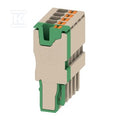 Wtyczka (terminal), PUSH IN, 2.5 mm2, 24 A, 800 V, liczba przyłączeń: 5, Liczba biegunów: 5, Szerokość: 25.5 mm, APG 2.5/5-4BG-GN