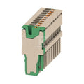 Wtyczka (terminal), PUSH IN, 1.5 mm2, 17.5 A, 500 V, liczba przyłączeń: 10, Liczba biegunów: 10, Szerokość: 35 mm, APG 1.5/10-9BG-GN