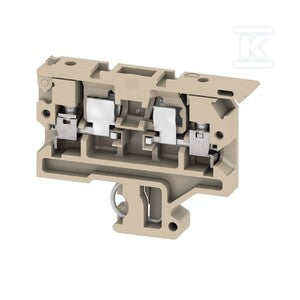 Zacisk bezpiecznika, złącze śrubowe, beżowy / żółty, 4 mm2, 6.3 A, 500 V, liczba przyłączeń: 2, liczba poziomów: 1, TS 32, ASK 1