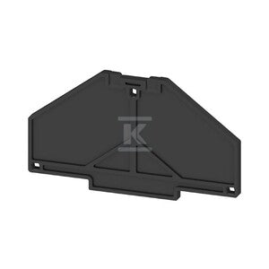 Płytka końcowa do złączek, czarny, Wysokość: 70 mm, Szerokość: 3 mm, V-0, Poliwęglan, zatrzaskowe: Tak, PAP PRV/PPV4 SW