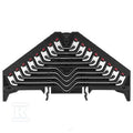 Zacisk rozdzielacza krosowego, PUSH IN, czarny, 1.5 mm2, 8 A, 250 V, liczba przyłączeń: 32, liczba poziomów: 8, TS 35 x 7.5, V-0, Poliwęglan, PRV 8 SW 35X7.5 RT