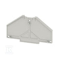 Płyta separacyjna (terminal), szary, Wysokość: 70 mm, Szerokość: 2 mm, V-0, Poliwęglan, TW PRV4