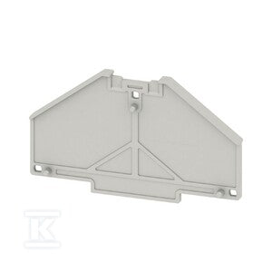 Płyta separacyjna (terminal), szary, Wysokość: 70 mm, Szerokość: 2 mm, V-0, Poliwęglan, TW PRV4