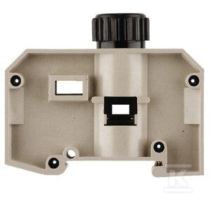 Zacisk bezpiecznika, złącze śrubowe, Ciemnobeżowy, 10 mm2, 16 A, 400 V, liczba przyłączeń: 2, liczba poziomów: 1, TS 35, SAKS 4/35 DB