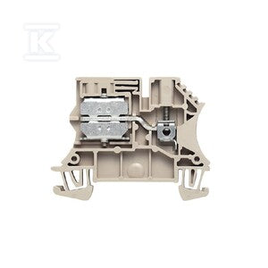 Zaciski modularne przewodu neutralnego, złącze śrubowe, 2.5, 400 V, 24 A, TS 35, Ciemnobeżowy, WNT 2.5 10X3 BE