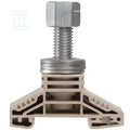 Złączka kołkowa, Przyłącze sworzniowe, Ciemnobeżowy, 120 mm2, 269 A, 1000 V, liczba przyłączeń: 1, liczba poziomów: 1, TS 35, V-0, Wemid, WF 12 NFF