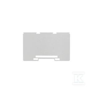 Płyta separacyjna (terminal), szary, Wysokość: 109.8 mm, Szerokość: 2 mm, V-0, żywica epoksydowa, WTW WF8 2300