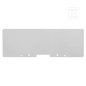 Płyta separacyjna (terminal), szary, Wysokość: 230 mm, Szerokość: 2 mm, V-0, WTW WFF120