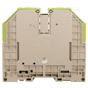 Blok zacisku przelotowego, złącze śrubowe, jasny zielony, 120 mm2, 269 A, 1000 V, liczba przyłączeń: 2, WDU 120/150 HG