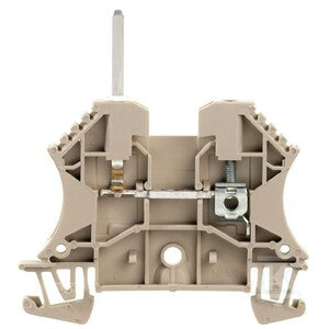 Blok zacisku przelotowego, złącze śrubowe, Ciemnobeżowy, 2.5 mm2, 10 A, 125 V, liczba przyłączeń: 2, WDU 2.5 TS SE 2.4