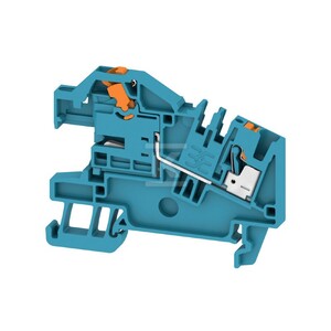 Wielopoziomowy blok zaciskowy, PUSH IN, niebieski, 2.5 mm2, 24 A, 250 V, liczba przyłączeń: 2, liczba poziomów: 1, AITB 2.5 BB NDT BL