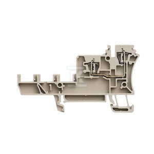 Złączka inicjatora/elementu wykonawczego, złącze sprężynowe, Ciemnobeżowy, 1.5 mm2, 17.5 A, 250 V, liczba przyłączeń: 2, liczba poziomów: 1, TS 35, ZIA 1.5/4L-1S