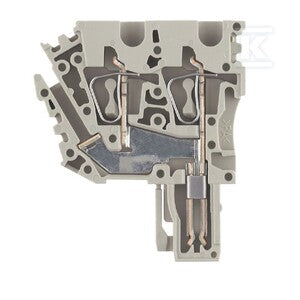 Wtyczka (terminal), złącze wtykowe, 2.5 mm2, 24 A, 500 V, liczba przyłączeń: 2, Liczba biegunów: 1, Szerokość: 5.1 mm, ZP 2.5/2AN/QV/1