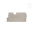 Płyta separacyjna (terminal), Ciemnobeżowy, Wysokość: 58 mm, Szerokość: 2.5 mm, V-0, Wemid, ZAP/TW ZT2.5/2AN