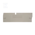 Płyta separacyjna (terminal), Ciemnobeżowy, Wysokość: 85.35 mm, Szerokość: 2.5 mm, V-0, Wemid, ZAP/TW ZT2.5/4AN/4