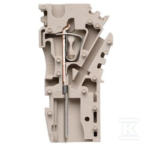 Wtyczka (terminal), złącze wtykowe, 2.5 mm2, 24 A, 500 V, liczba przyłączeń: 1, Liczba biegunów: 1, Szerokość: 5.1 mm, ZPS 2.5/1AN/QV/1 GN