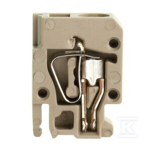 Wtyczka (terminal), złącze sprężynowe, 1.5 mm2, 17.5 A, 250 V, liczba przyłączeń: 1, Liczba biegunów: 1, Szerokość: 5.08 mm, ZVL 1.5 INV