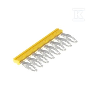 Złącze krosujące (terminal), wtykany, żółty, 17.5 A, Liczba biegunów: 8, Raster w mm: 3.50, Izolowany: Tak, Szerokość: 2.4 mm, ZQV 1.5N/R3.5/8 GE