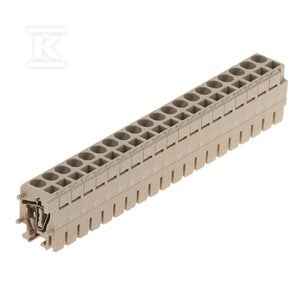 Wtyczka (terminal), złącze sprężynowe, 1.5 mm2, 17.5 A, 250 V, liczba przyłączeń: 1, Liczba biegunów: 1, Szerokość: 5.08 mm, ZVL 1.5 O.QV