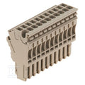 Wtyczka (terminal), złącze wtykowe, 2.5 mm2, 24 A, 500 V, liczba przyłączeń: 11, Liczba biegunów: 11, Szerokość: 56.1 mm, ZP 2.5/1AN/QV/11