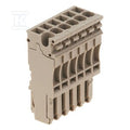 Wtyczka (terminal), złącze wtykowe, 2.5 mm2, 24 A, 500 V, liczba przyłączeń: 6, Liczba biegunów: 6, Szerokość: 30.6 mm, ZP 2.5/1AN/6