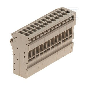 Wtyczka (terminal), złącze wtykowe, 2.5 mm2, 24 A, 500 V, liczba przyłączeń: 12, Liczba biegunów: 12, Szerokość: 63.7 mm, ZPS 2.5/1AN/QV/12