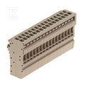 Wtyczka (terminal), złącze wtykowe, 2.5 mm2, 24 A, 500 V, liczba przyłączeń: 16, Liczba biegunów: 16, Szerokość: 83.1 mm, ZPS 2.5/1AN/QV/16