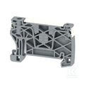 Wspornik końcowy, popielaty, TS 35, V-0, Wemid, Szerokość: 6 mm, 130 °C, AEB 35 SCL/1 V0 TGY DL
