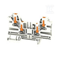 Blok zacisku przelotowego, PUSH IN, biały, 4 mm2, 32 A, 1000 V, liczba przyłączeń: 4, AL4C 4 WT