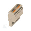 Wtyczka (terminal), PUSH IN, 6 mm2, 41 A, 800 V, liczba przyłączeń: 10, Liczba biegunów: 10, Szerokość: 81 mm, APG 6/10