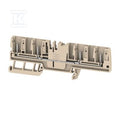 Złączka wtykowa, PUSH IN, Ciemnobeżowy, 2.5 mm2, 24 A, 800 V, liczba przyłączeń: 4, liczba poziomów: 1, TS 35, APGTB 2.5 FT 4C/4