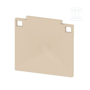 Płyta separacyjna (terminal), Ciemnobeżowy, Wysokość: 50 mm, Szerokość: 2.5 mm, V-0, Wemid, WTW WF6-WF12