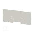 Płyta separacyjna (terminal), szary, Wysokość: 140 mm, Szerokość: 2 mm, V-0, WTW WFF35