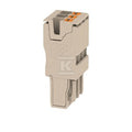 Wtyczka (terminal), PUSH IN, 2.5 mm2, 24 A, 800 V, liczba przyłączeń: 3, Liczba biegunów: 3, Szerokość: 15.3 mm, APG 2.5/3